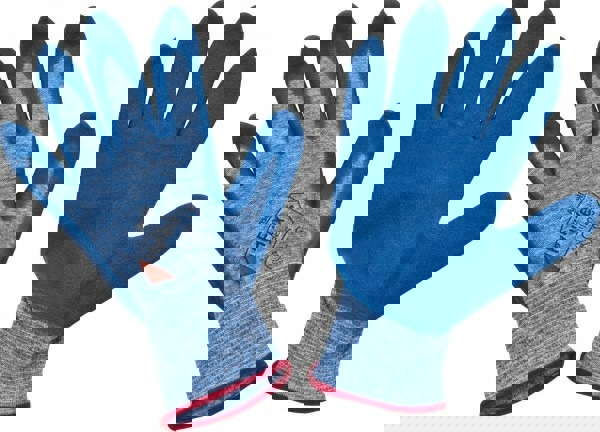 Series 11-920 General Purpose Work Gloves: Small, Nitrile-Coated Heather Nylon